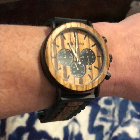 "Allegra" Wooden & SS Quartz Watch - Picture 7 of 8